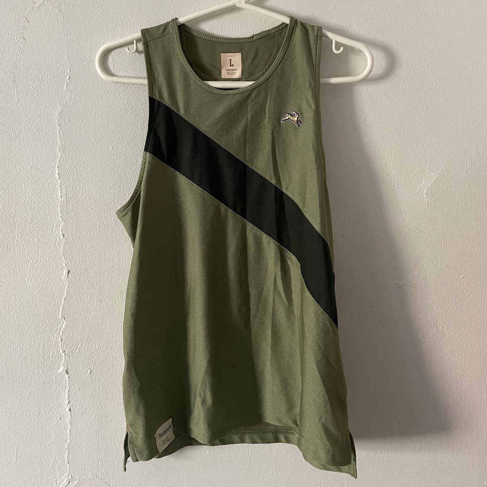 Tracksmith Van Cortlandt Singlet Mesh Tank, Womens L